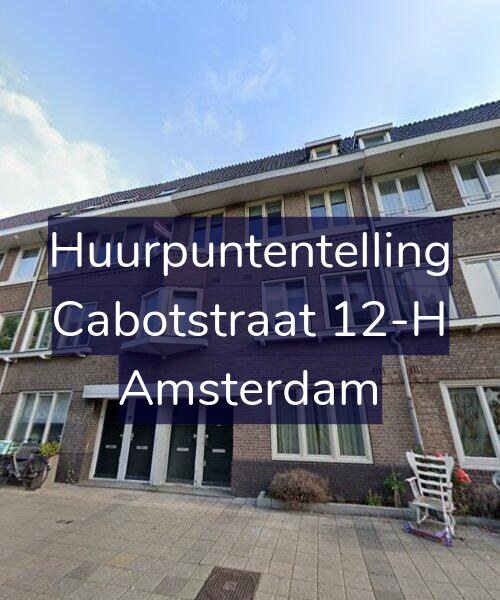 Foto gevel Huurpuntentelling voor Cabotstraat 12-H, Amsterdam