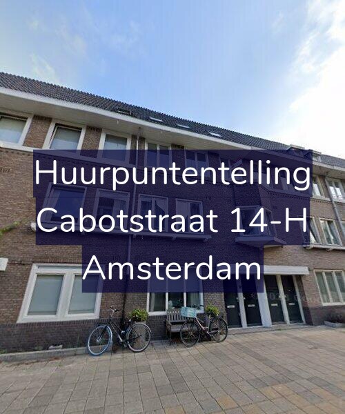 Foto gevel Huurpuntentelling voor Cabotstraat 14-H, Amsterdam