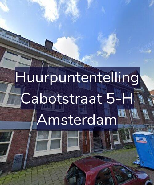 Foto gevel Huurpuntentelling voor Cabotstraat 5-H, Amsterdam