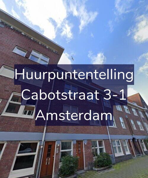 Foto gevel Huurpuntentelling voor Cabotstraat 3-1, Amsterdam
