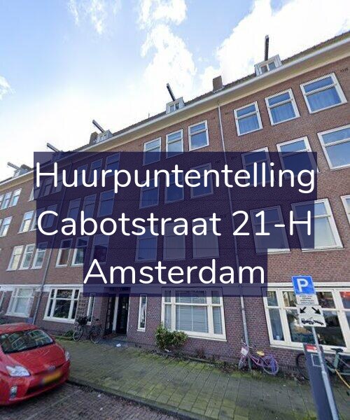Foto gevel Huurpuntentelling voor Cabotstraat 21-H, Amsterdam