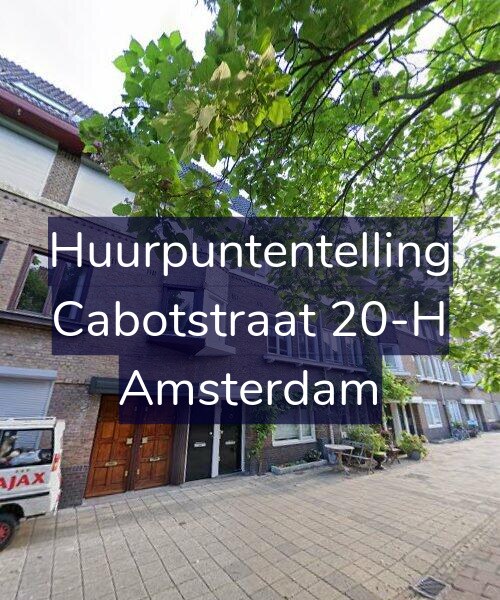 Foto gevel Huurpuntentelling voor Cabotstraat 20-H, Amsterdam