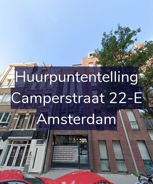 Foto gevel Huurpuntentelling voor Camperstraat 22-E, Amsterdam