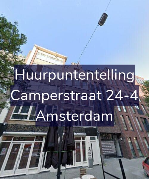 Foto gevel Huurpuntentelling voor Camperstraat 24-4, Amsterdam