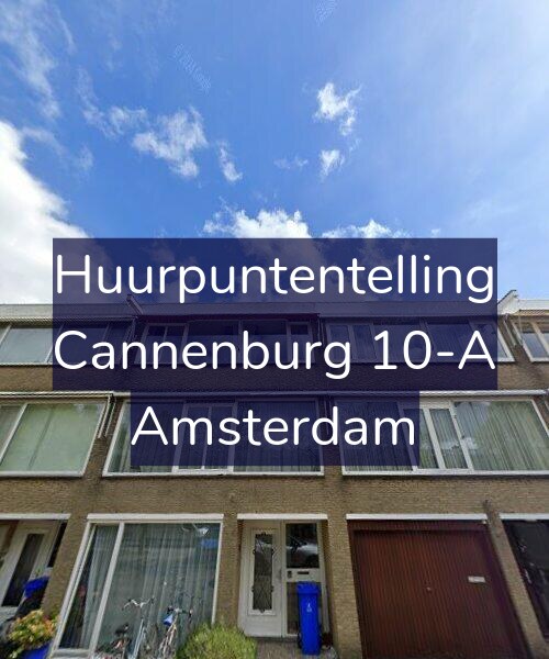Foto gevel Huurpuntentelling voor Cannenburg 10-A, Amsterdam