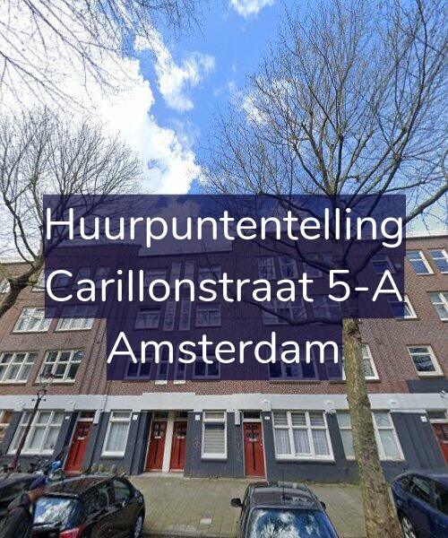 Foto gevel Huurpuntentelling voor Carillonstraat 5-A, Amsterdam