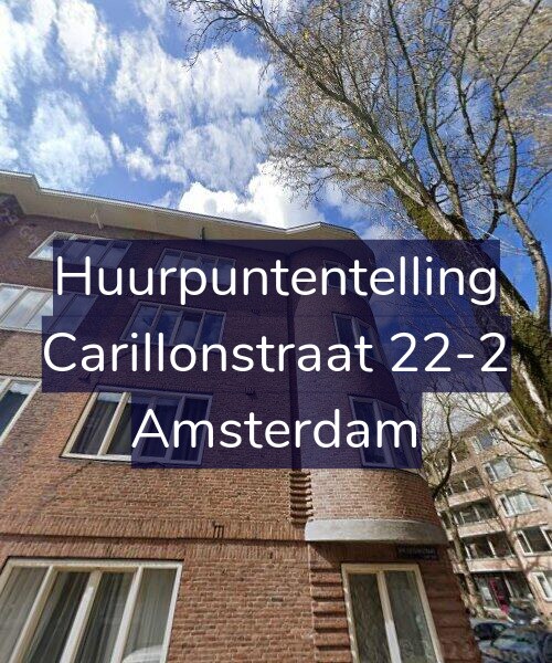 Foto gevel Huurpuntentelling voor Carillonstraat 22-2, Amsterdam