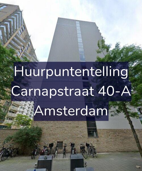 Foto gevel Huurpuntentelling voor Carnapstraat 40-A, Amsterdam