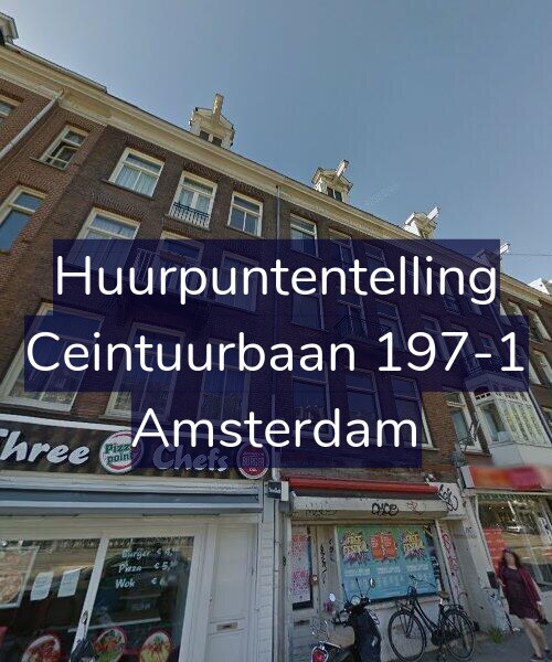 Foto gevel Huurpuntentelling voor Ceintuurbaan 197-1, Amsterdam
