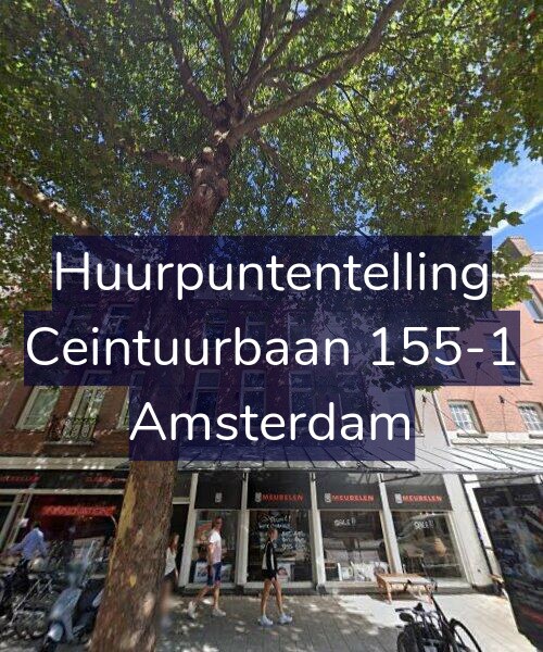 Foto gevel Huurpuntentelling voor Ceintuurbaan 155-1, Amsterdam