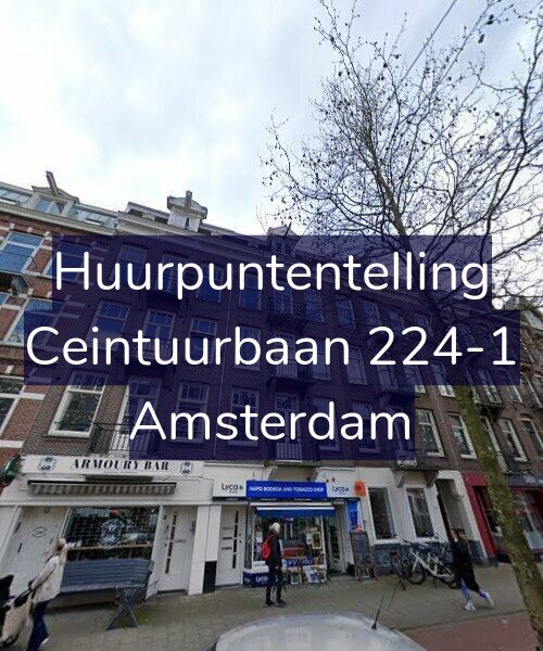 Foto gevel Huurpuntentelling voor Ceintuurbaan 224-1, Amsterdam
