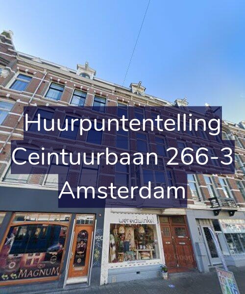 Foto gevel Huurpuntentelling voor Ceintuurbaan 266-3, Amsterdam