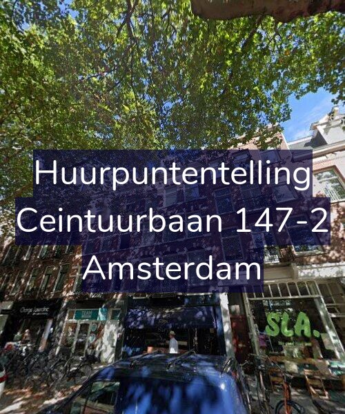 Foto gevel Huurpuntentelling voor Ceintuurbaan 147-2, Amsterdam