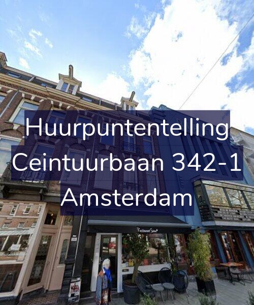 Foto gevel Huurpuntentelling voor Ceintuurbaan 342-1, Amsterdam