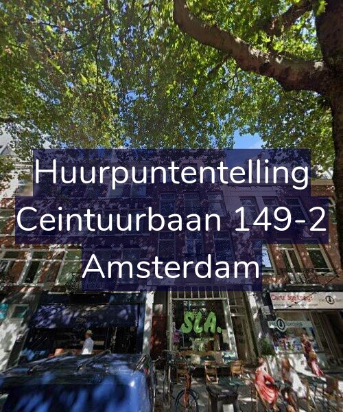 Foto gevel Huurpuntentelling voor Ceintuurbaan 149-2, Amsterdam
