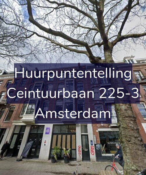 Foto gevel Huurpuntentelling voor Ceintuurbaan 225-3, Amsterdam