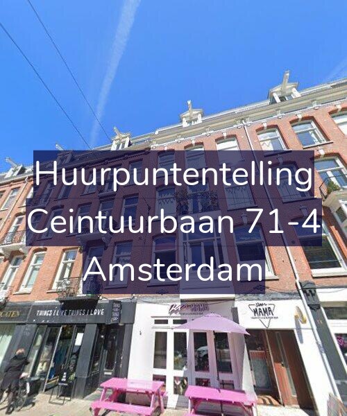 Foto gevel Huurpuntentelling voor Ceintuurbaan 71-4, Amsterdam
