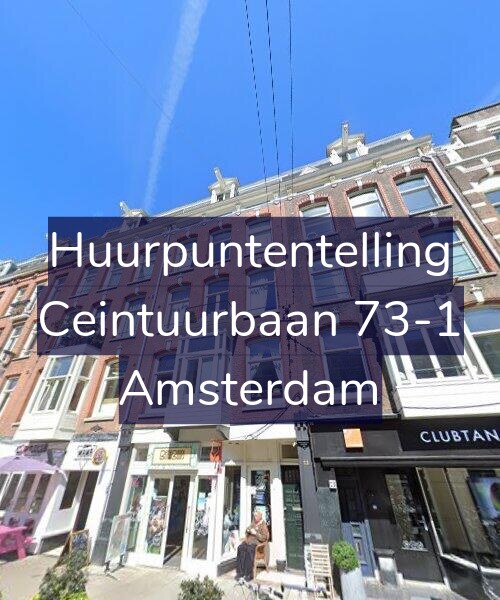 Foto gevel Huurpuntentelling voor Ceintuurbaan 73-1, Amsterdam