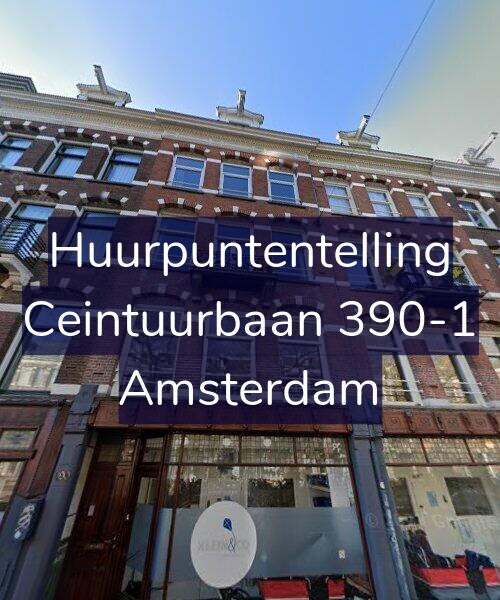 Foto gevel Huurpuntentelling voor Ceintuurbaan 390-1, Amsterdam