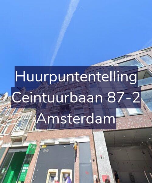 Foto gevel Huurpuntentelling voor Ceintuurbaan 87-2, Amsterdam
