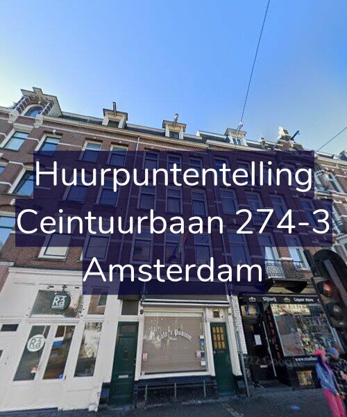 Foto gevel Huurpuntentelling voor Ceintuurbaan 274-3, Amsterdam