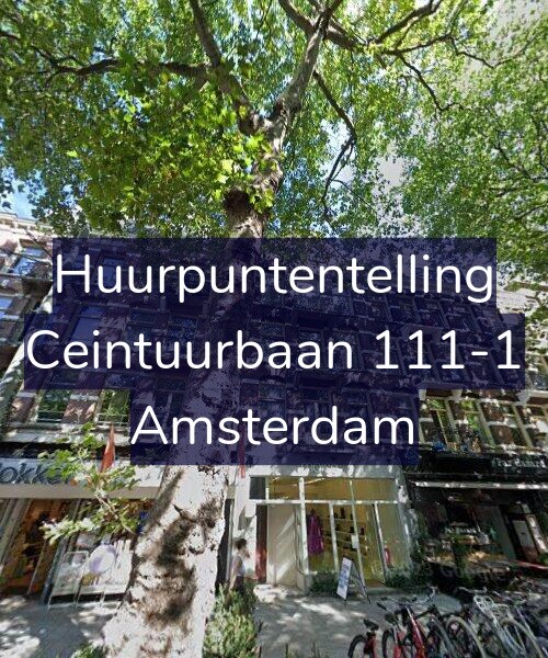 Foto gevel Huurpuntentelling voor Ceintuurbaan 111-1, Amsterdam