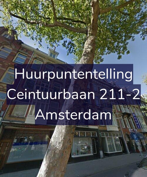 Foto gevel Huurpuntentelling voor Ceintuurbaan 211-2, Amsterdam