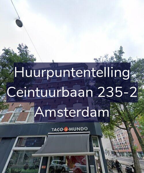 Foto gevel Huurpuntentelling voor Ceintuurbaan 235-2, Amsterdam