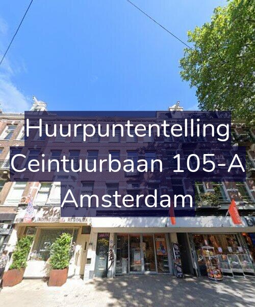 Foto gevel Huurpuntentelling voor Ceintuurbaan 105-A, Amsterdam