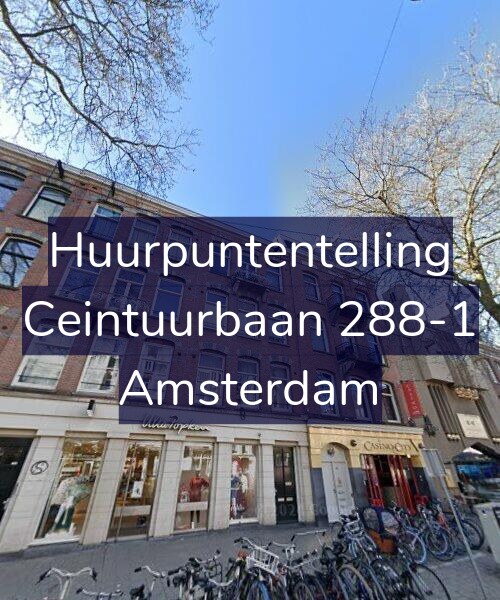 Foto gevel Huurpuntentelling voor Ceintuurbaan 288-1, Amsterdam