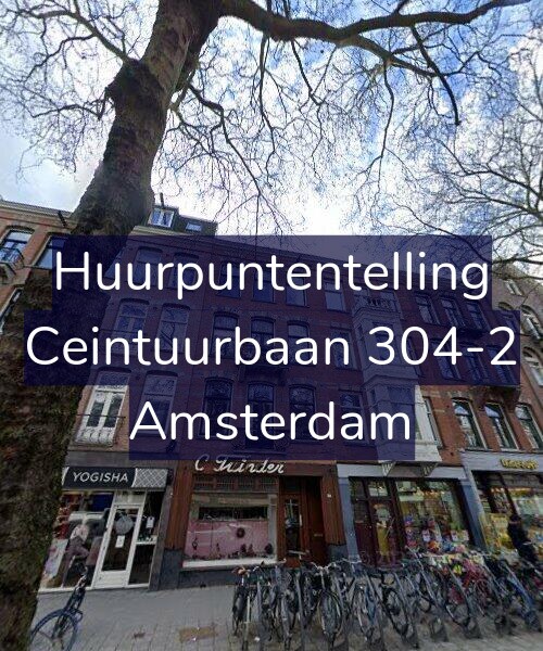 Foto gevel Huurpuntentelling voor Ceintuurbaan 304-2, Amsterdam