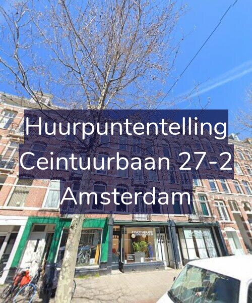 Foto gevel Huurpuntentelling voor Ceintuurbaan 27-2, Amsterdam