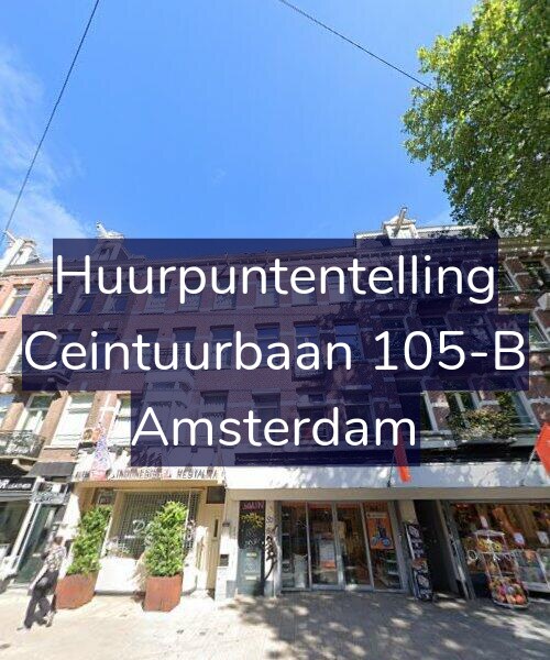 Foto gevel Huurpuntentelling voor Ceintuurbaan 105-B, Amsterdam