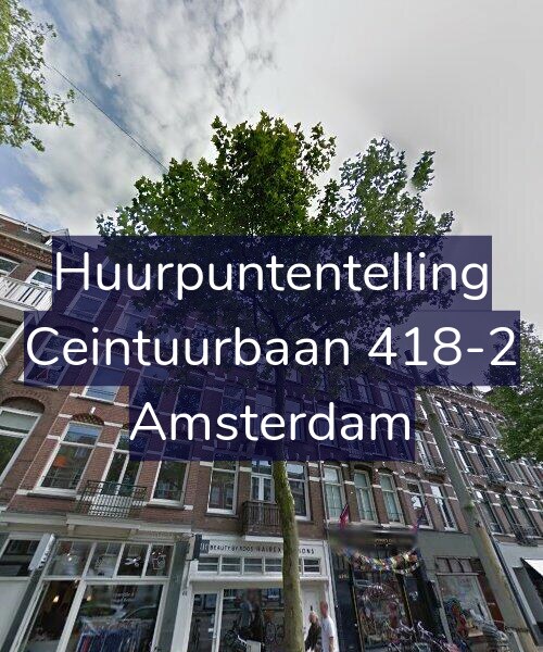 Foto gevel Huurpuntentelling voor Ceintuurbaan 418-2, Amsterdam