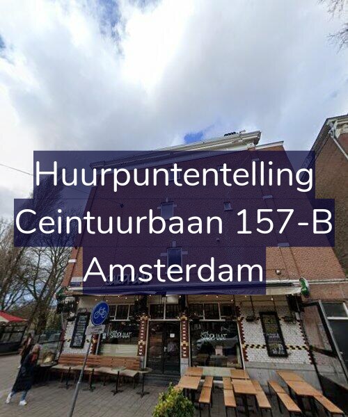 Foto gevel Huurpuntentelling voor Ceintuurbaan 157-B, Amsterdam