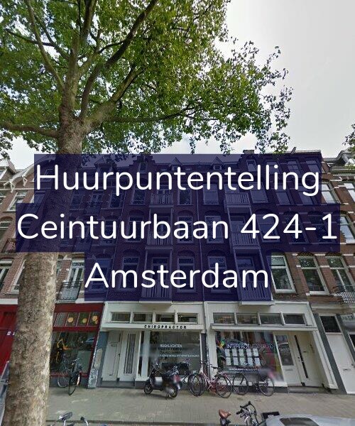 Foto gevel Huurpuntentelling voor Ceintuurbaan 424-1, Amsterdam