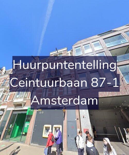 Foto gevel Huurpuntentelling voor Ceintuurbaan 87-1, Amsterdam