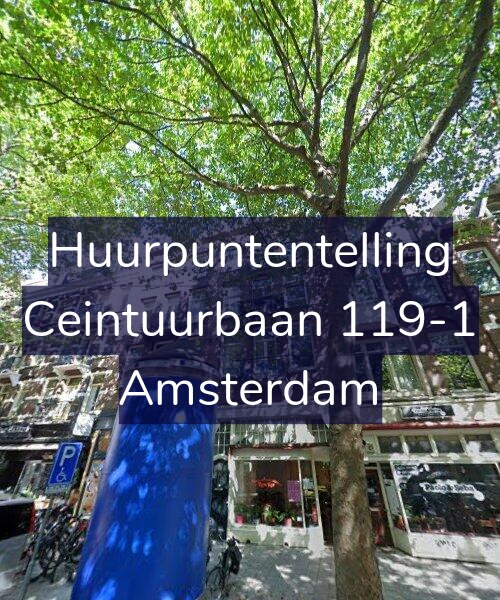 Foto gevel Huurpuntentelling voor Ceintuurbaan 119-1, Amsterdam