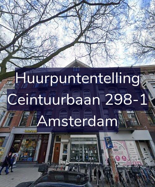 Foto gevel Huurpuntentelling voor Ceintuurbaan 298-1, Amsterdam