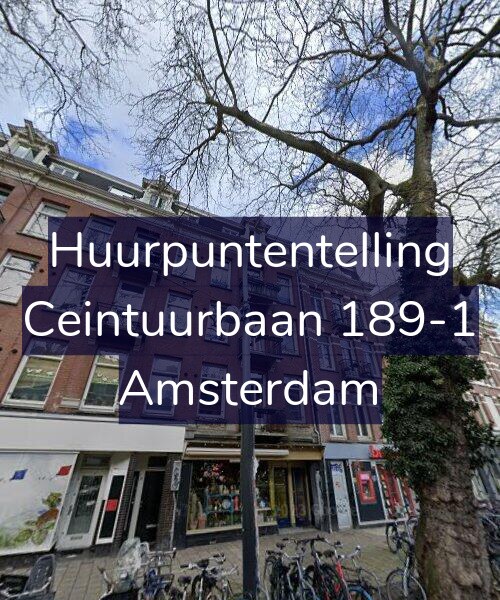 Foto gevel Huurpuntentelling voor Ceintuurbaan 189-1, Amsterdam