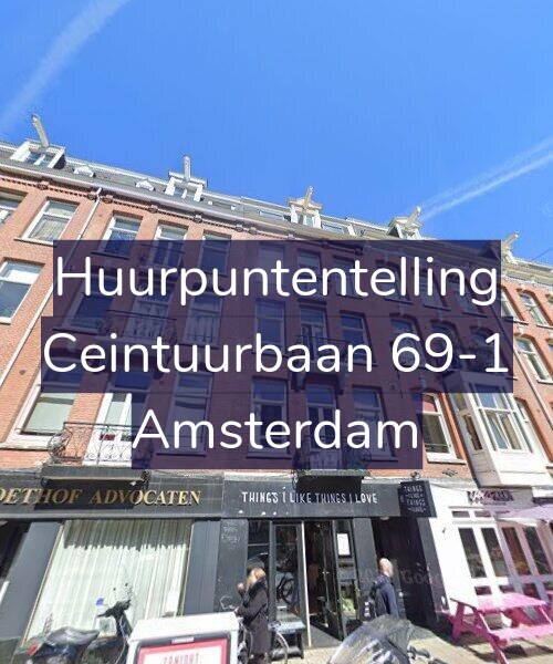 Foto gevel Huurpuntentelling voor Ceintuurbaan 69-1, Amsterdam