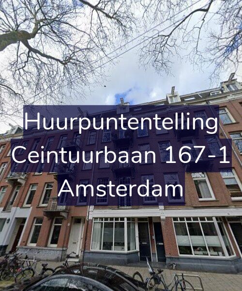 Foto gevel Huurpuntentelling voor Ceintuurbaan 167-1, Amsterdam