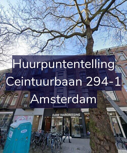 Foto gevel Huurpuntentelling voor Ceintuurbaan 294-1, Amsterdam