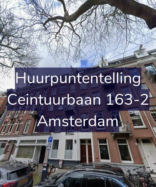 Foto gevel Huurpuntentelling voor Ceintuurbaan 163-2, Amsterdam