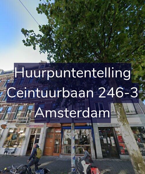 Foto gevel Huurpuntentelling voor Ceintuurbaan 246-3, Amsterdam