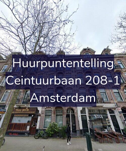 Foto gevel Huurpuntentelling voor Ceintuurbaan 208-1, Amsterdam