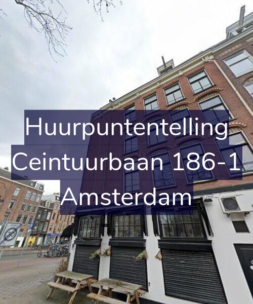 Foto gevel Huurpuntentelling voor Ceintuurbaan 186-1, Amsterdam