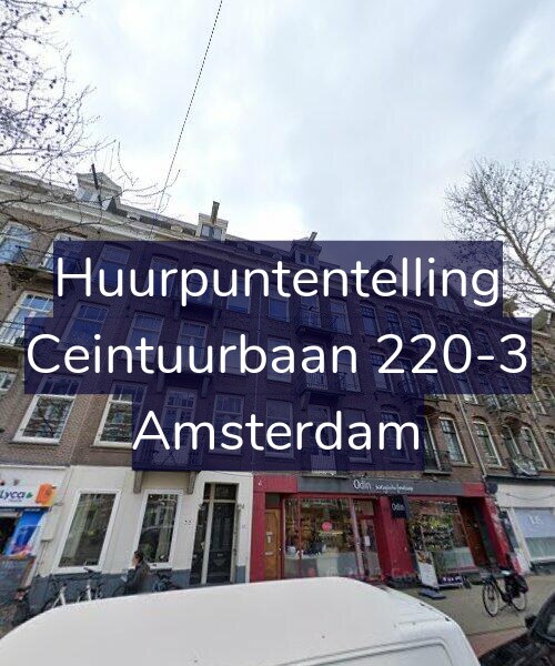 Foto gevel Huurpuntentelling voor Ceintuurbaan 220-3, Amsterdam