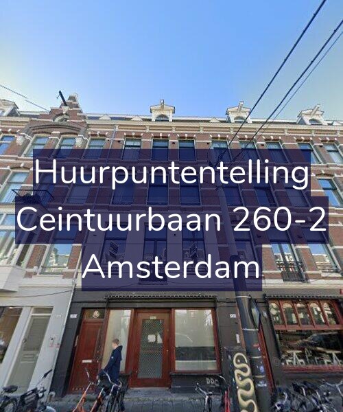 Foto gevel Huurpuntentelling voor Ceintuurbaan 260-2, Amsterdam