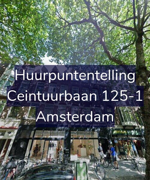 Foto gevel Huurpuntentelling voor Ceintuurbaan 125-1, Amsterdam